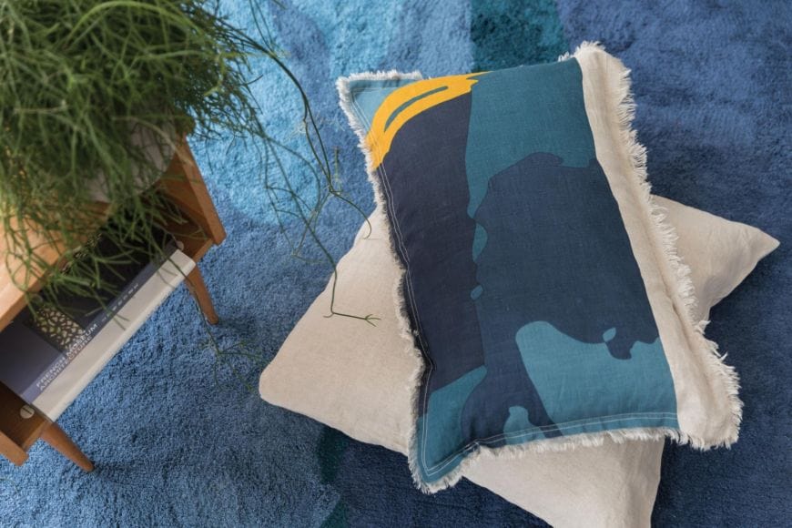 Zeff Naia Ink Linen Cushion 40x65