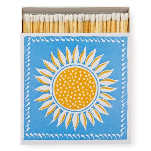 Square Luxury Match Box Ariana Sunflower