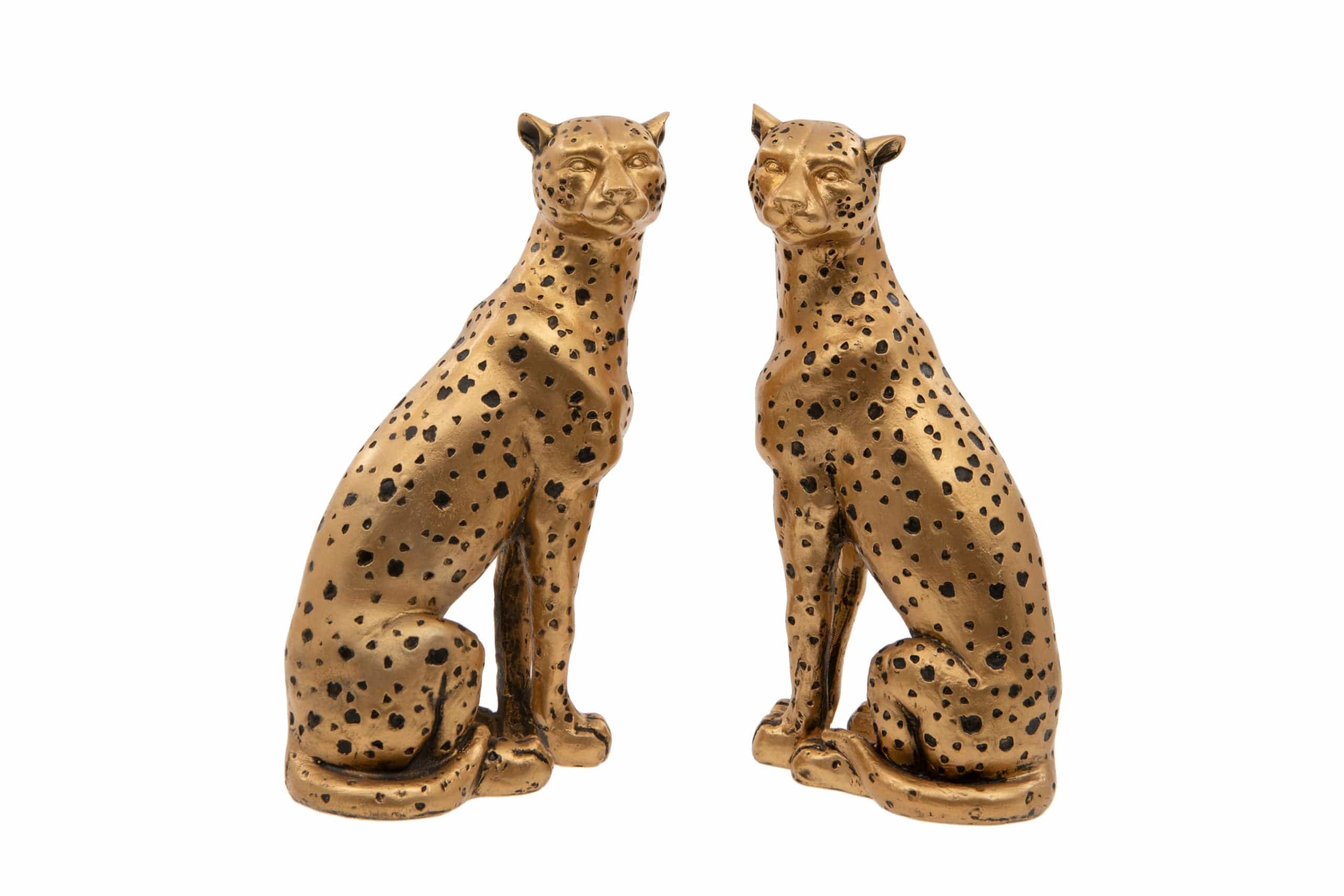 Set of 2 Cheetah Ornaments