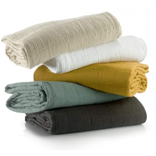 Titou 180x260 Stonewashed Recycled Cotton Bed Cover