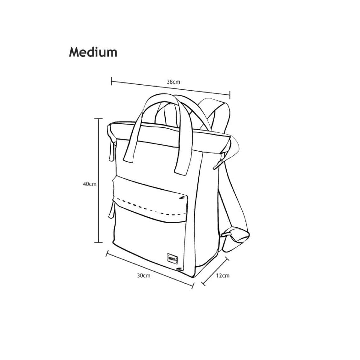 Aqua Roka Bantry B Nylon Rucksack