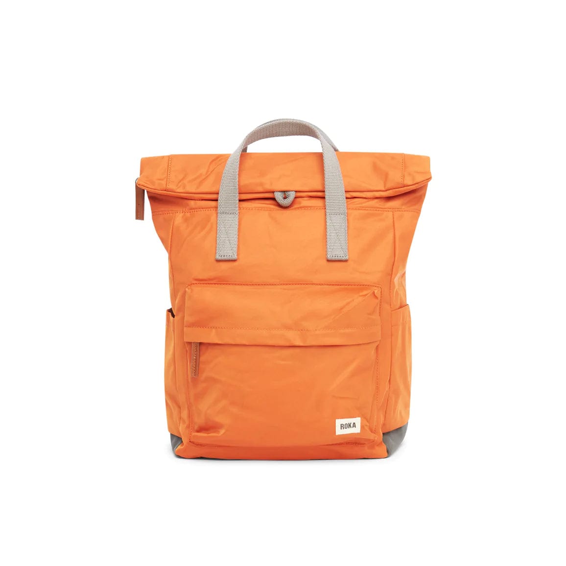 Roka Canfield B Sustainable Nylon Rucksack Burnt Orange