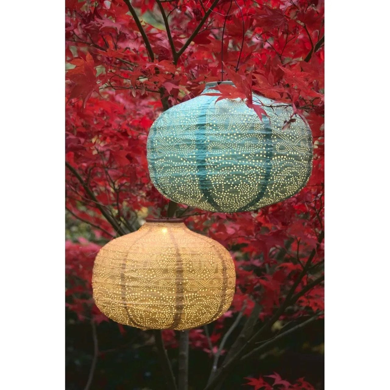 Solar Pumpkin Lantern