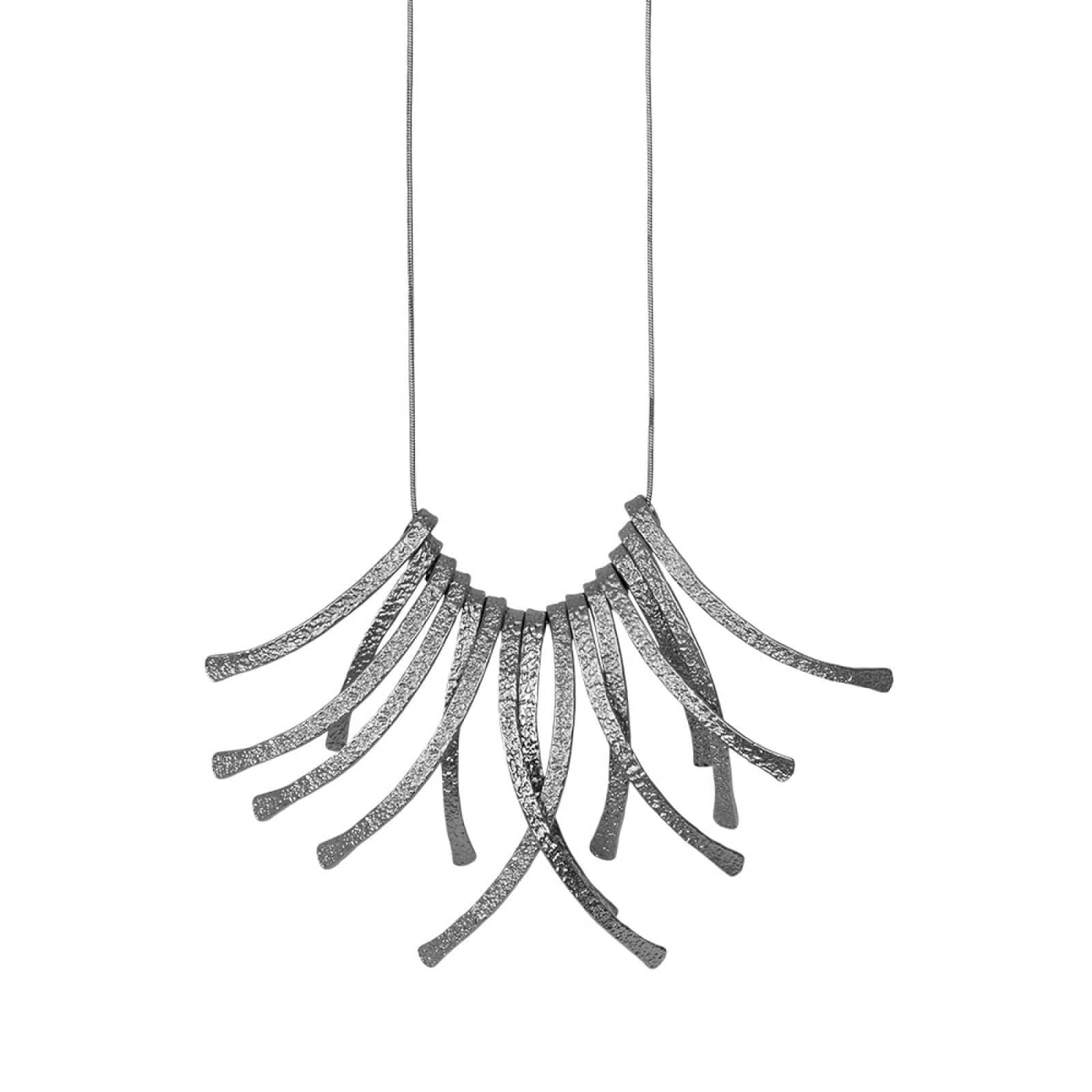 Amber Frill Necklace, Haematite Plated
