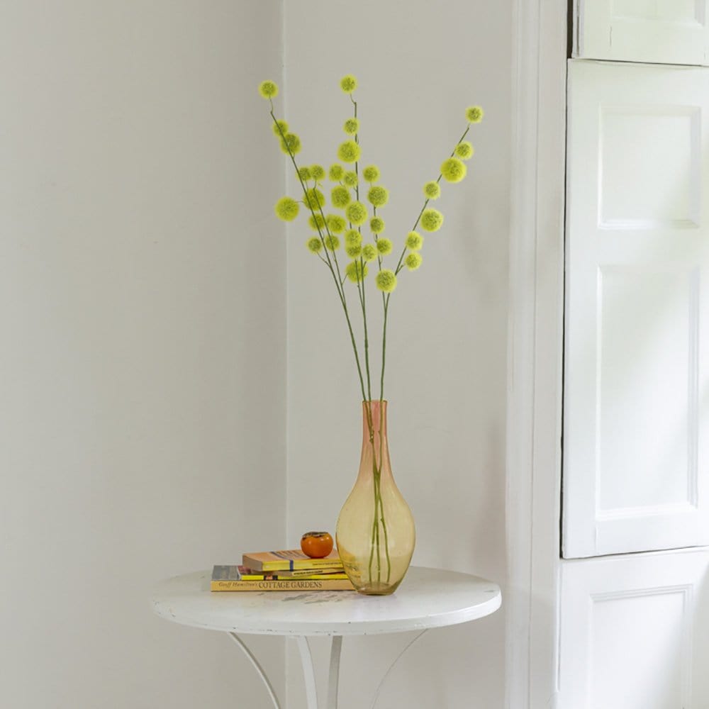 Craspedia Stem, Greenish Yellow