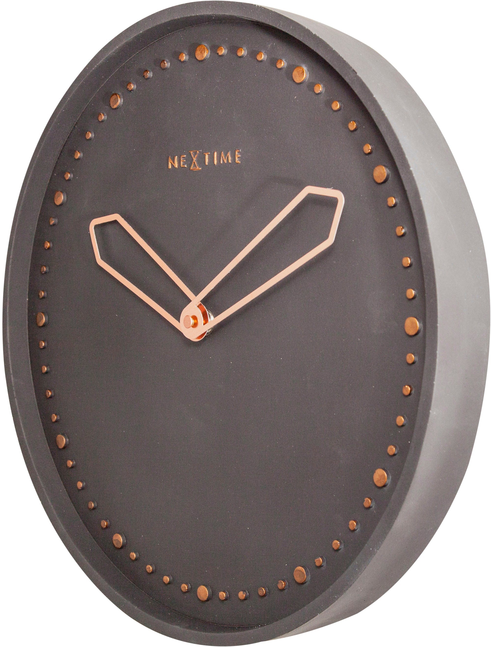 Cross Resin Wall Clock, Grey