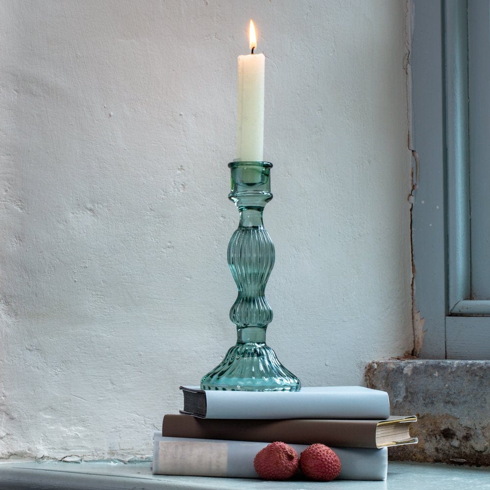 Bella Glass Candlestick
