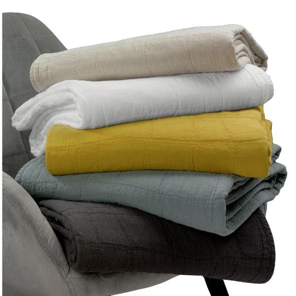 Titou 140x200 Stonewashed Recycled Cotton Throw