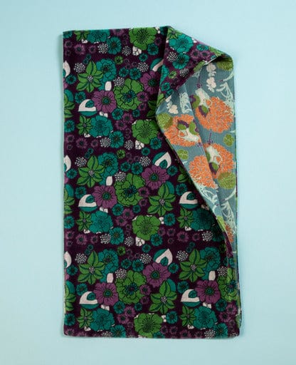 Velvet Double Sided Scarf Hove Fig