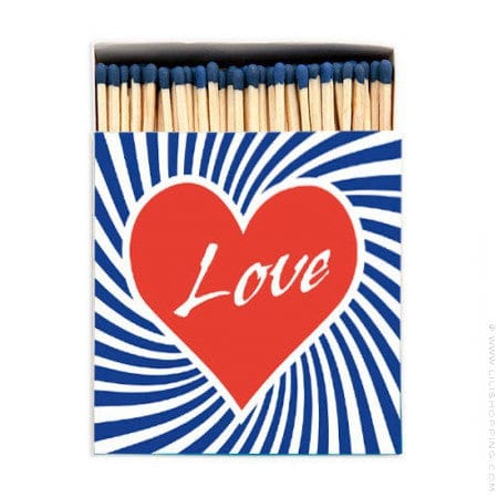 Square Luxury Match Box Love