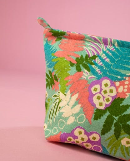 Organic Cotton Wash Bag 33x19x13, Fern Green