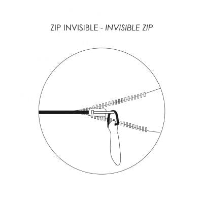 Hidden zip