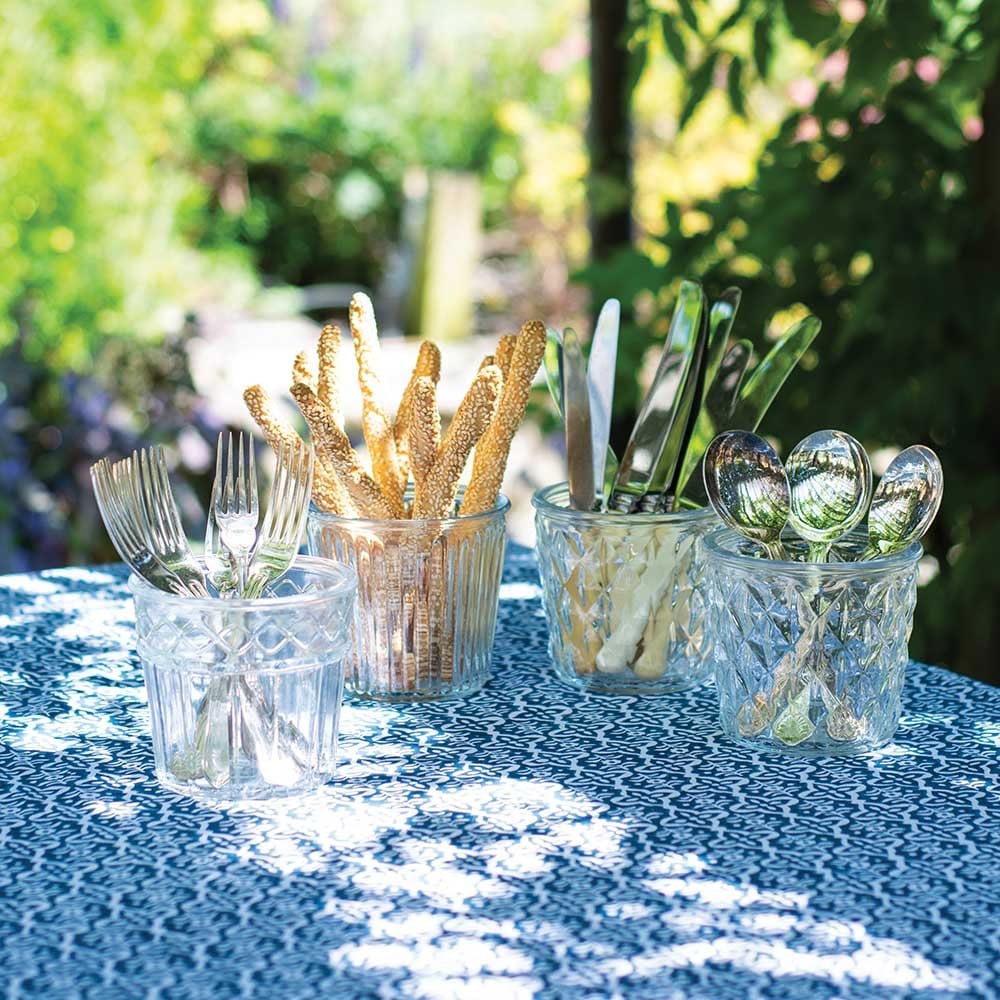 Vintage Glass Plant Pot