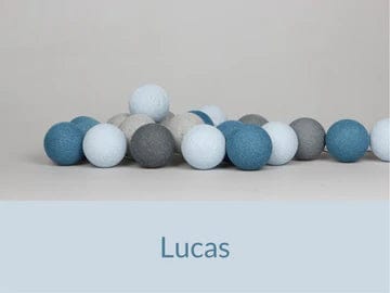 Lucas 35 Ball LED Light Chain, USB Connecter