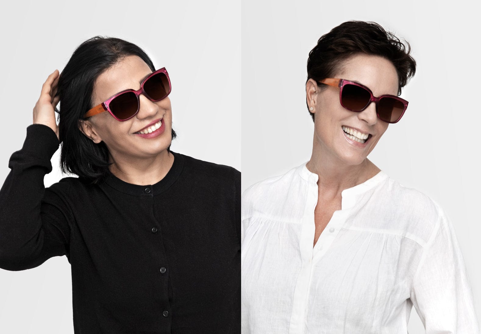 Mood Fuchsia/Orange Sunglasses by Have A Look