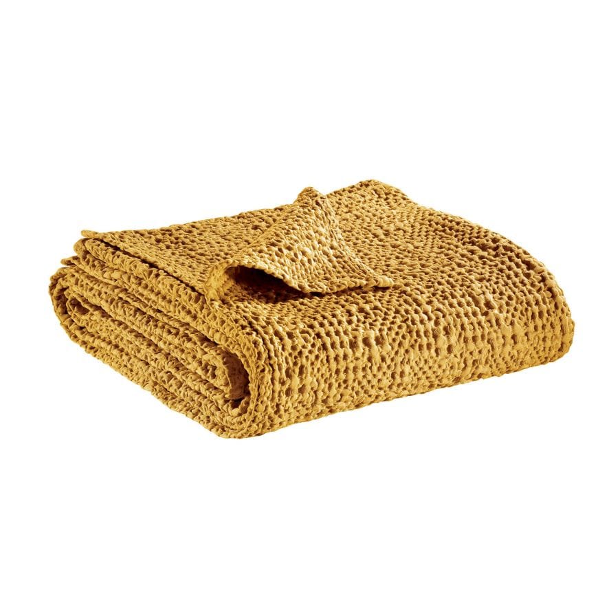 Tana 180x260 Stonewashed Cotton Bed Cover Corn (Mais)