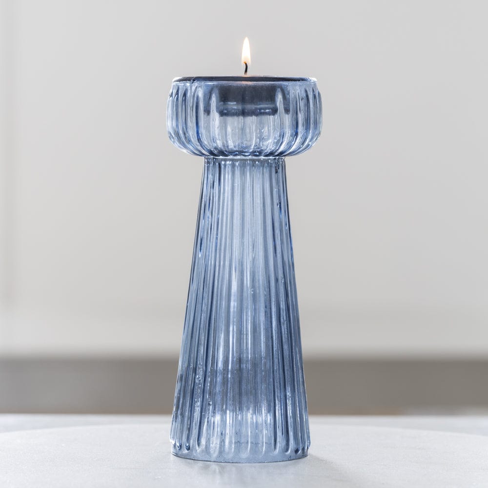 Tall Glass T-Light Holder