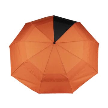 Waterloo Sustainable Nylon Umbrella Burnt Orange With Black