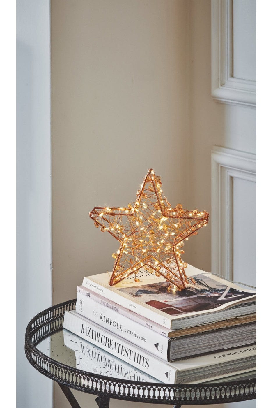 Galaxy Star LED Ornament, 20cm Copper