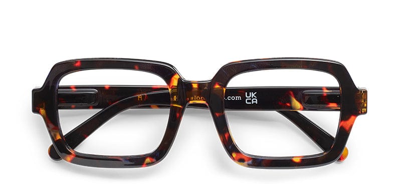 Square Tortoise Bio Reading Glasses by Have A Look