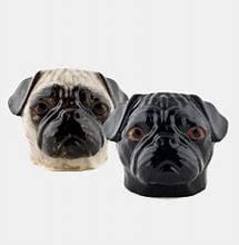 Fawn Pug Face Egg Cup