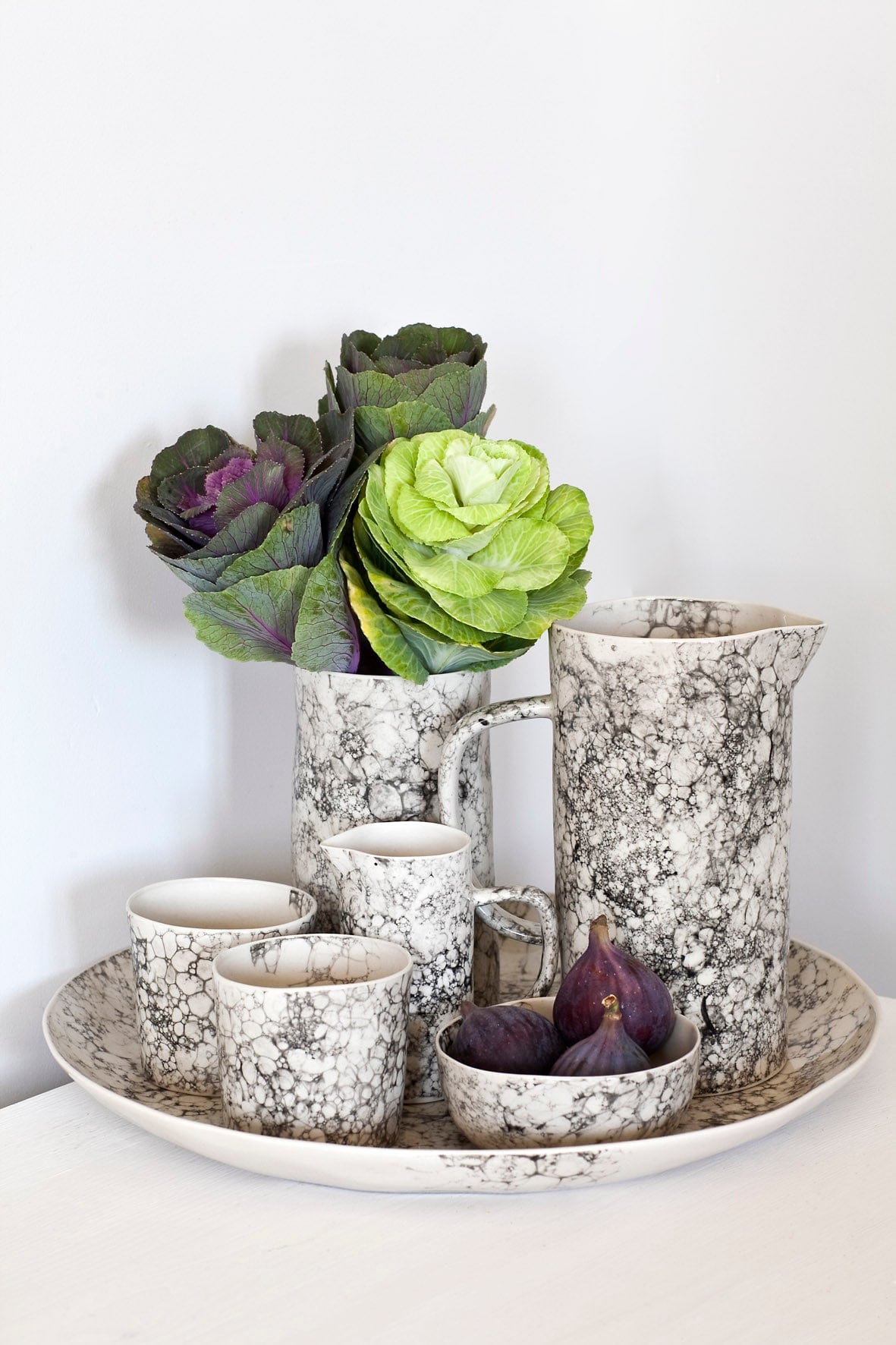 Dapple Large Ceramic Dipping Bowl