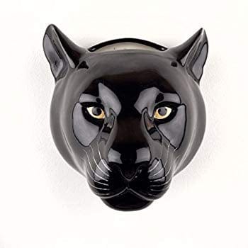 Panther Ceramic Wall Vase