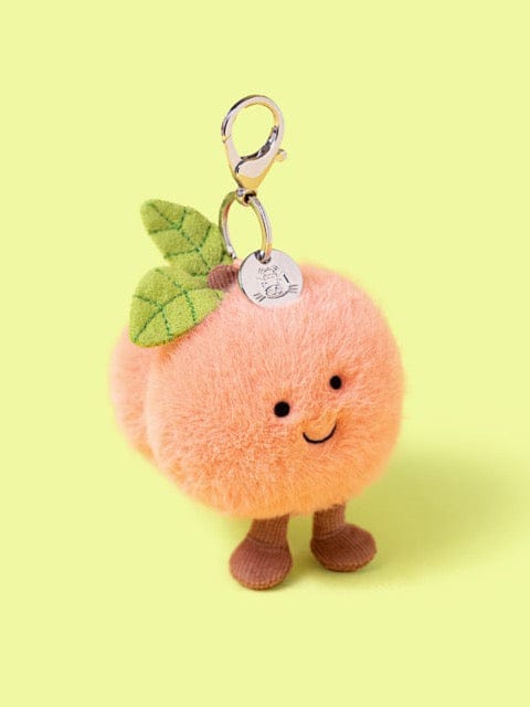 Jellycat Amuseables Peach Bag Charm