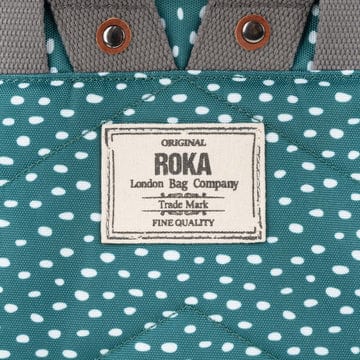 Roka Canfield B Medium Sustainable Canvas Limited Edition Rucksack, Drizzle Sage