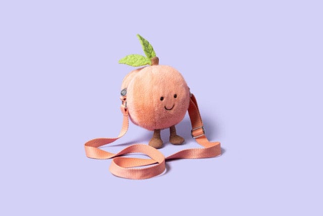 Jellycat Amuseables Peach Shoulder Bag