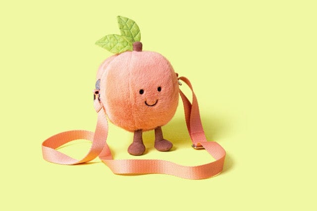 Jellycat Amuseables Peach Shoulder Bag