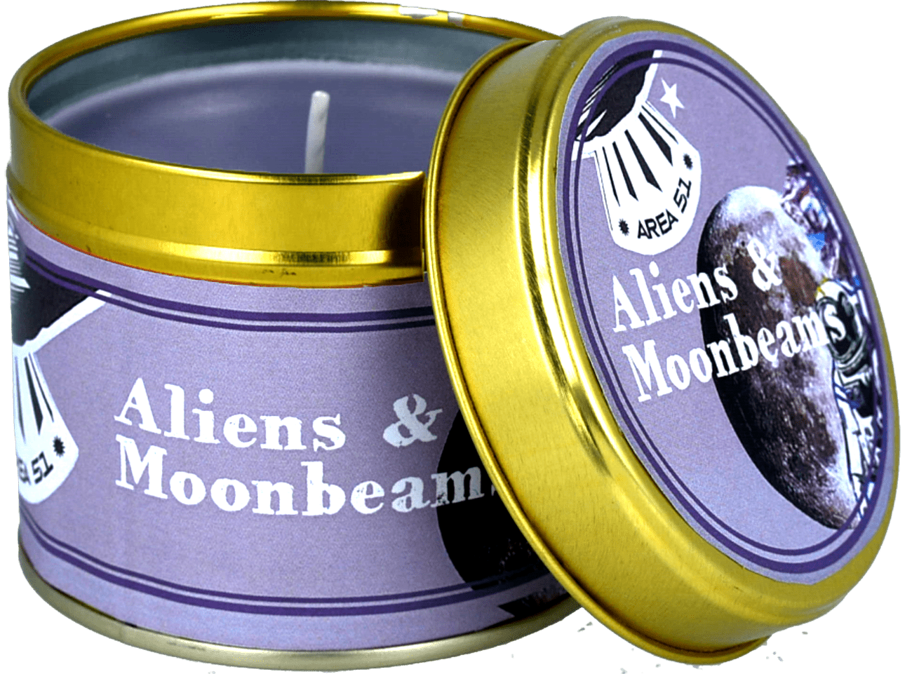 Aliens & Moonbeams Scented Tinned Candle