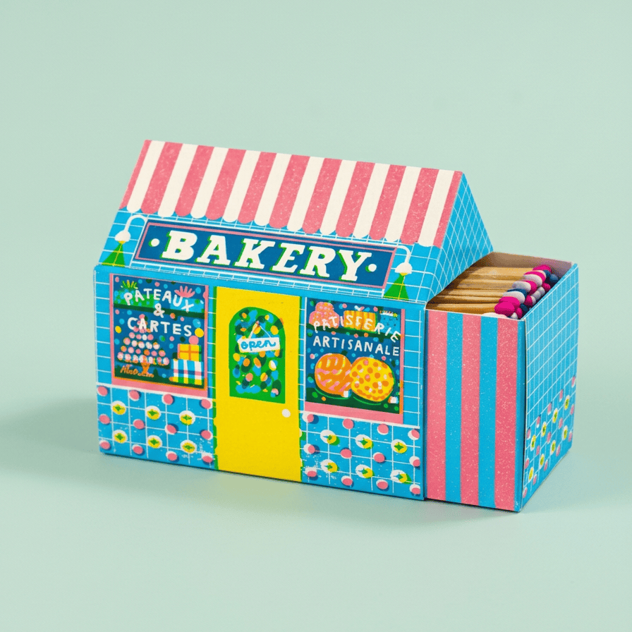 Bakery House-Shaped Matchbox