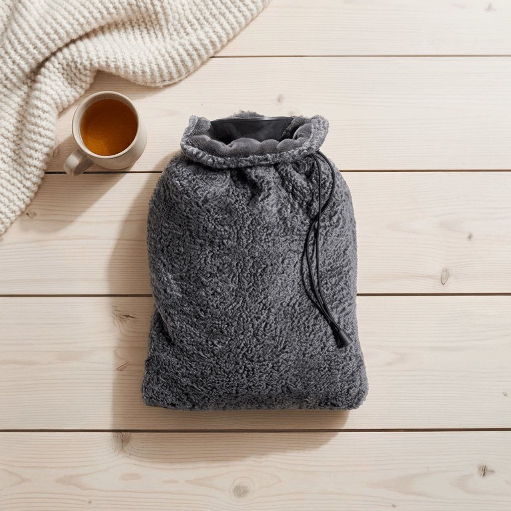 Barry Faux Sheepskin Hot Water Bottle by Vivaraise