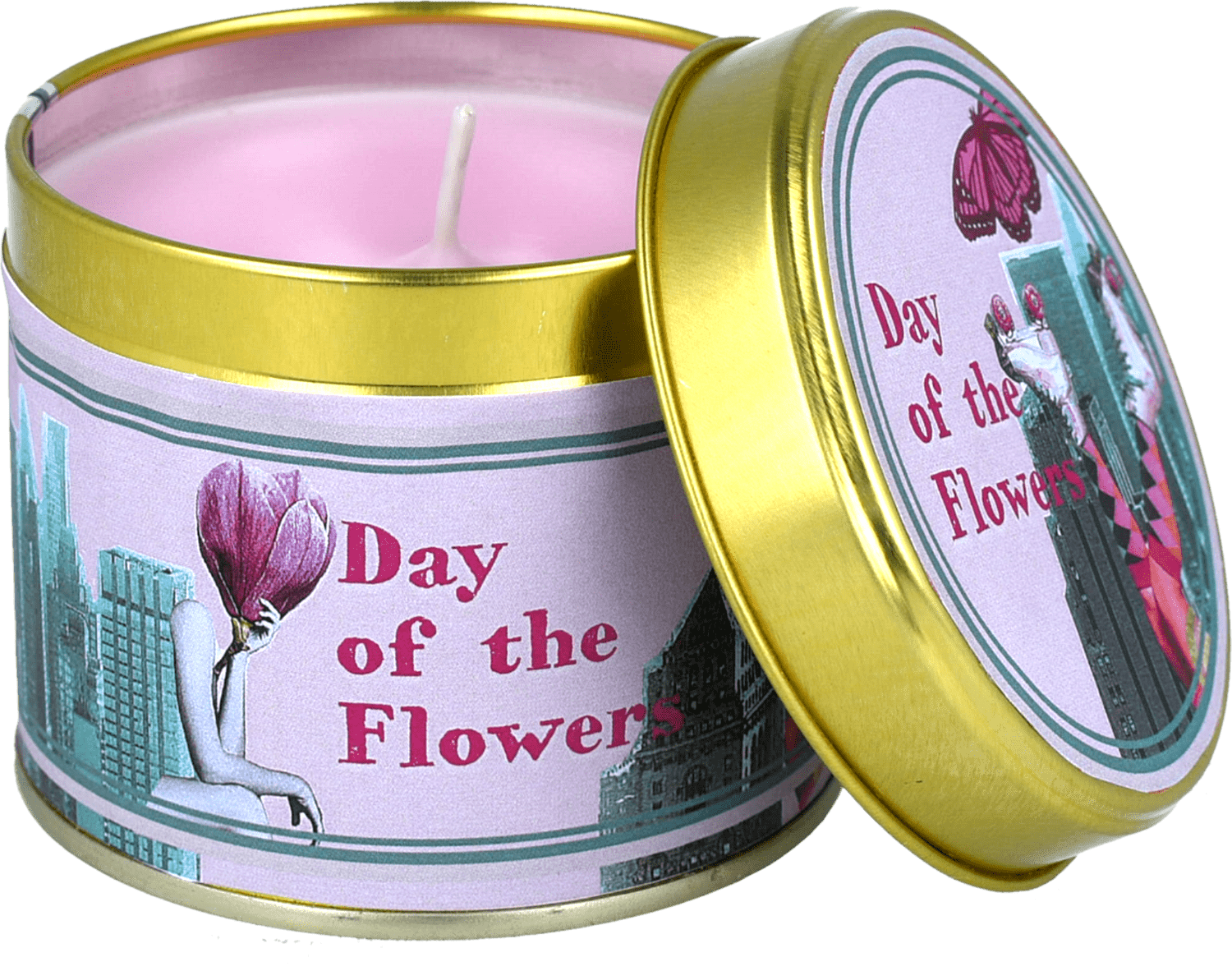 Day Of The Flowers Scented Tinned Candle