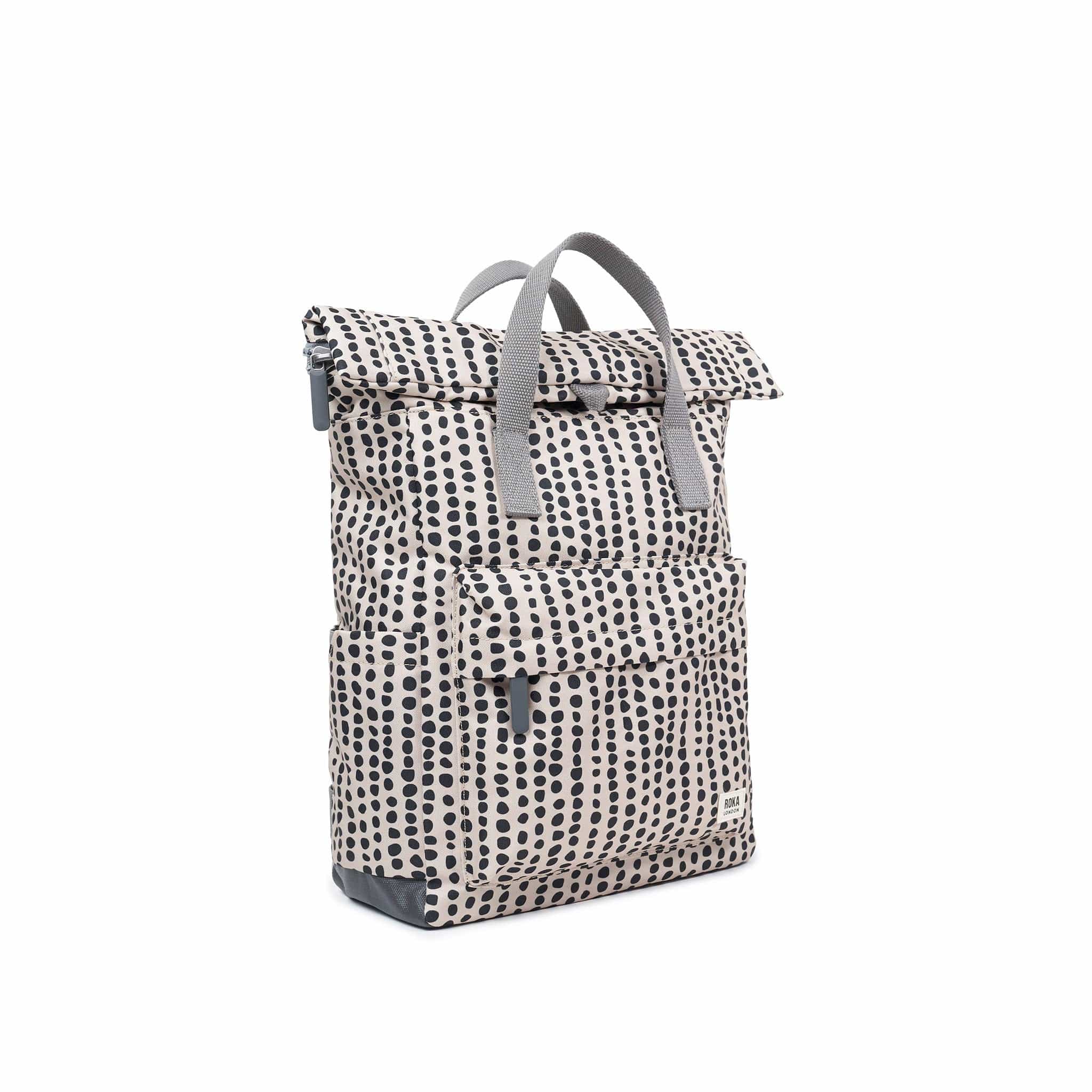 Roka Canfield B Linear Dot Recycled Canvas Medium Rucksack