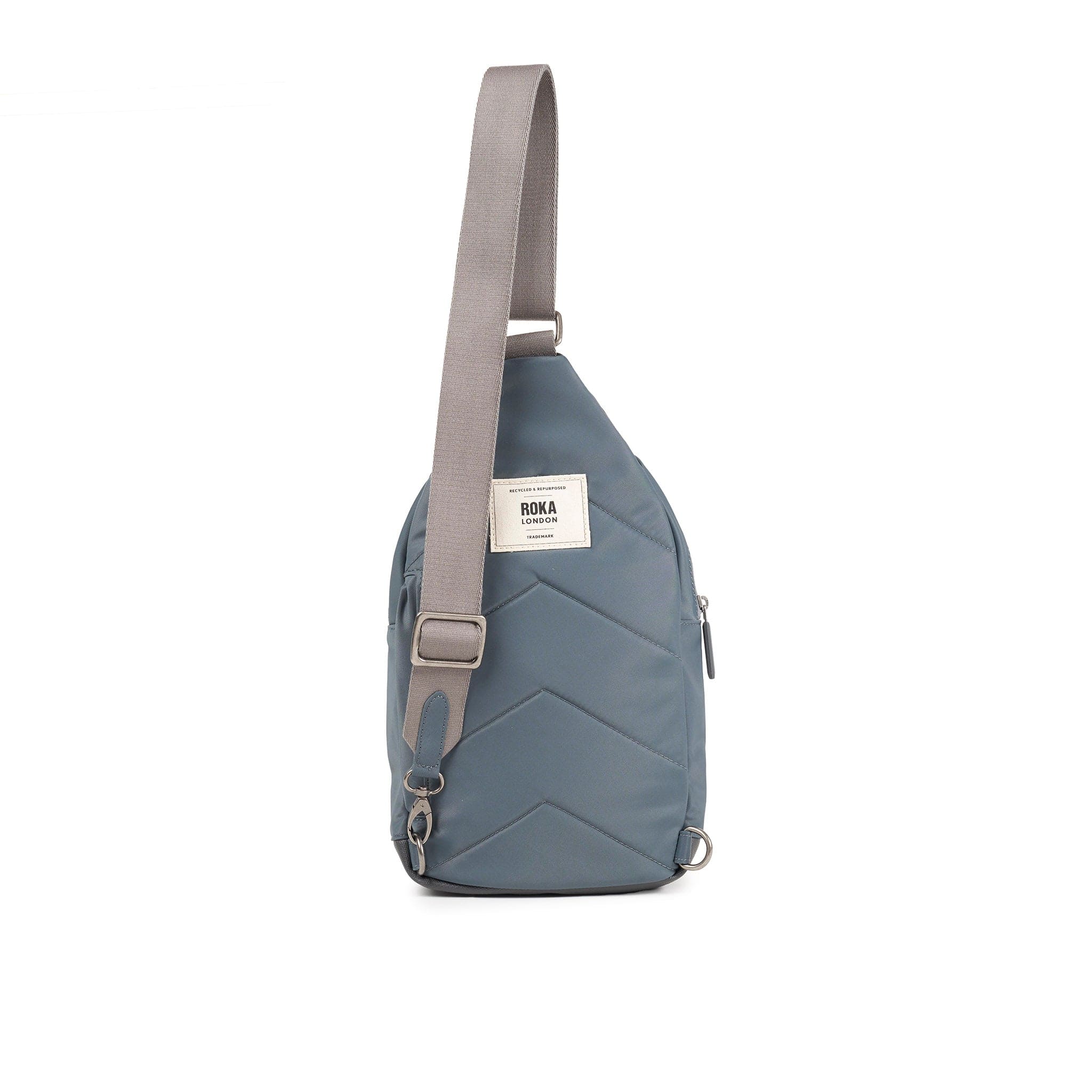 Roka Willesden B Grey Tonal Recycled Nylon, Back