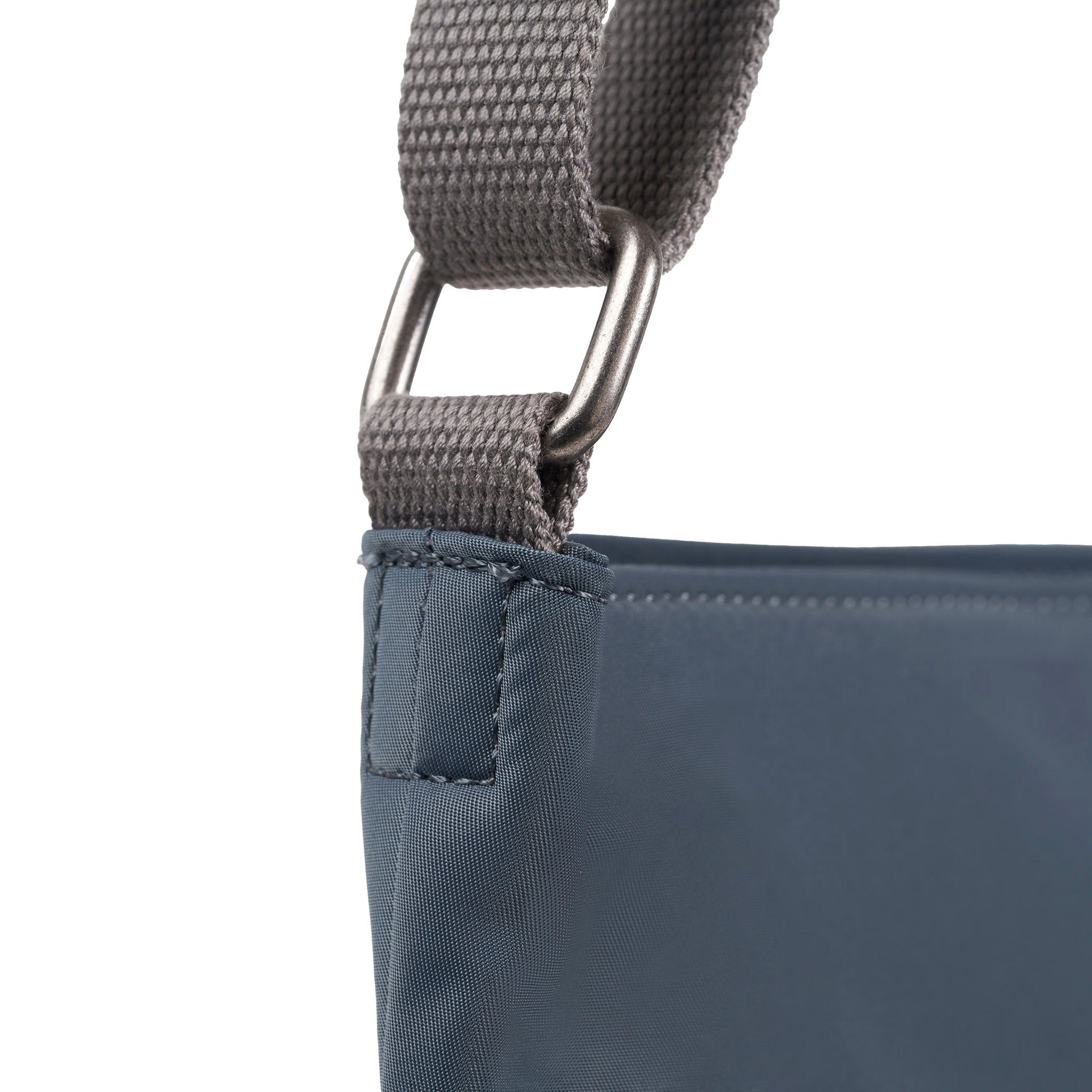 Roka Kennington B Grey Tonal Recycled Nylon Crossbody Bag
