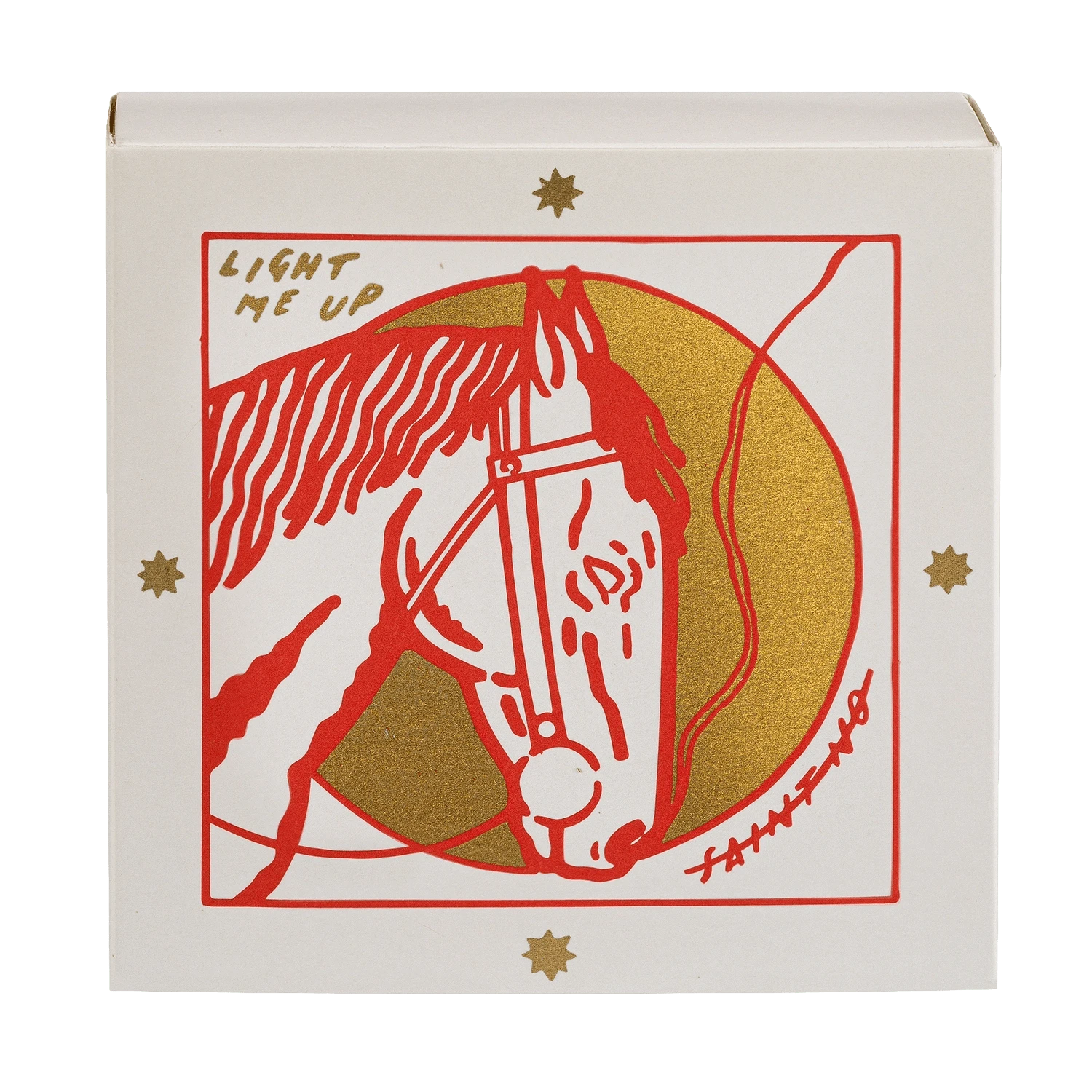 Square Luxury Match Box Horse’s Head