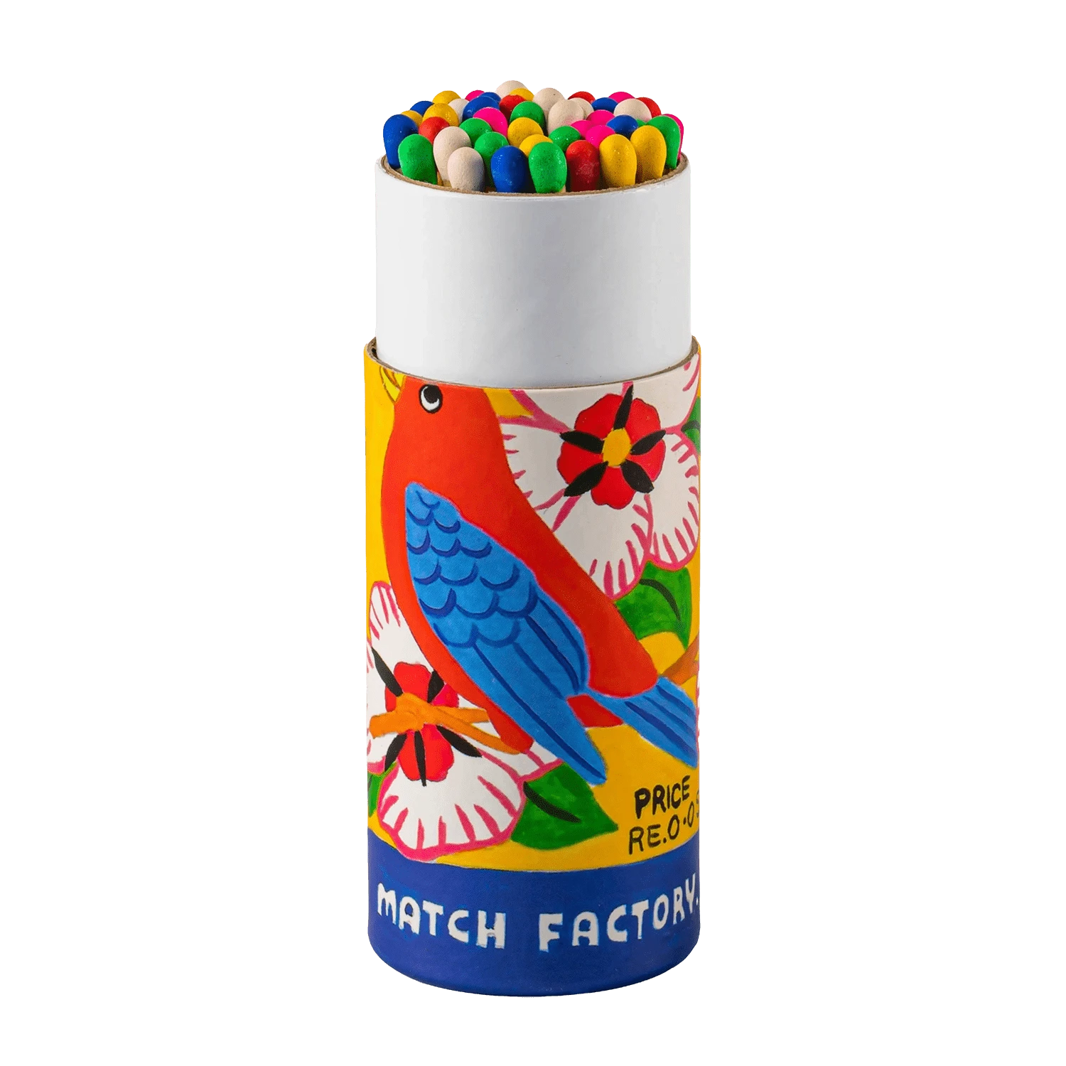Flowerbird Cylinder Matches, Small