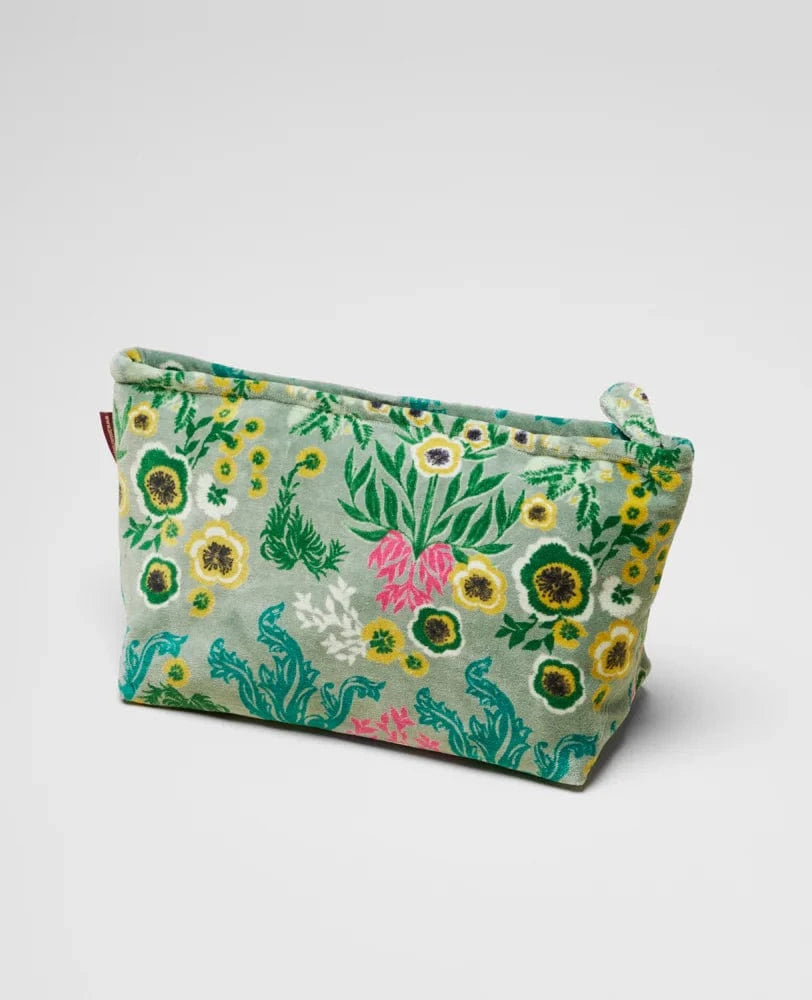 Large Velvet Washbag Swainston Green