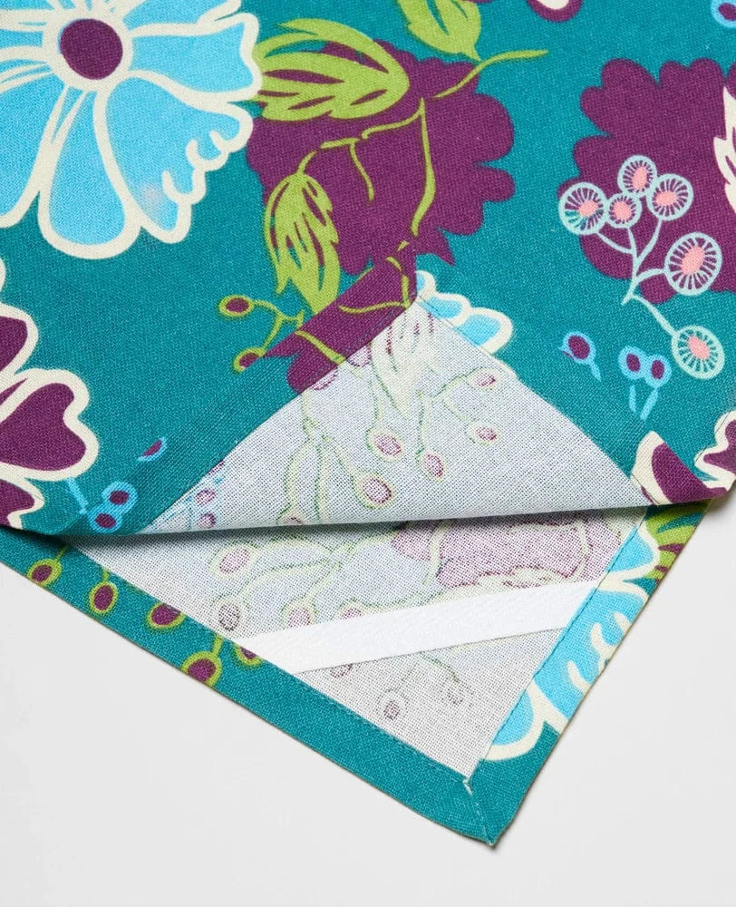 Organic Cotton Tea Towel, Cosmic Teal