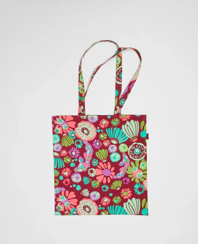 Organic Cotton Medium Tote Bag Molly Burgundy