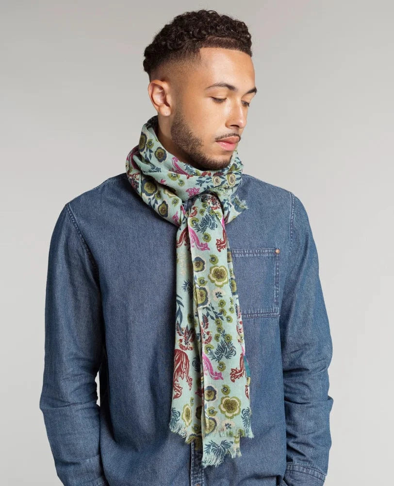 Oversized Wool Scarf by Les Touristes, Swainston Green