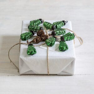 Mini Christmas Tree Decorations Bag of 10 