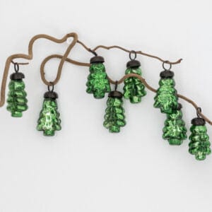 Mini Christmas Tree Decorations Bag of 10 