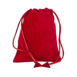 Bag of 9 Mini Shiny Baubles With Velvet Loops