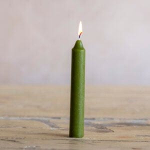 Stubby Candle Fern Green