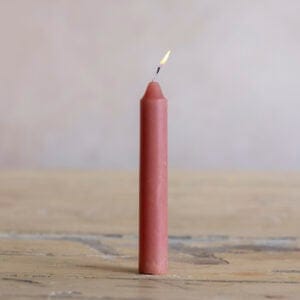 Stubby Candle Dusky Pink
