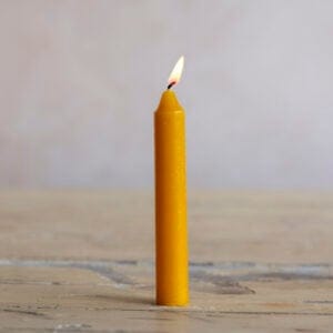 Stubby Candle Ochre